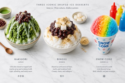 Kakigori vs Bingsu vs Snow Cone: What Actually Makes Them Different